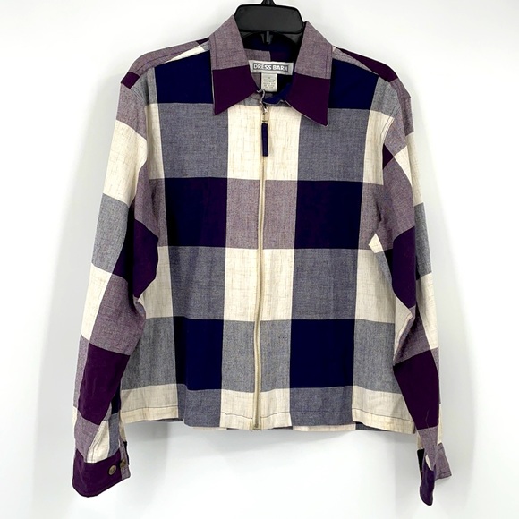 Vintage Dress Barn Buffalo Check Shacket - Picture 1 of 5